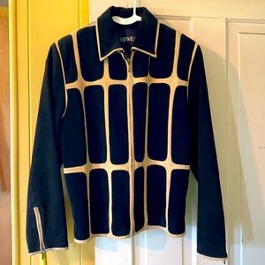 Black and Tan suede jacket